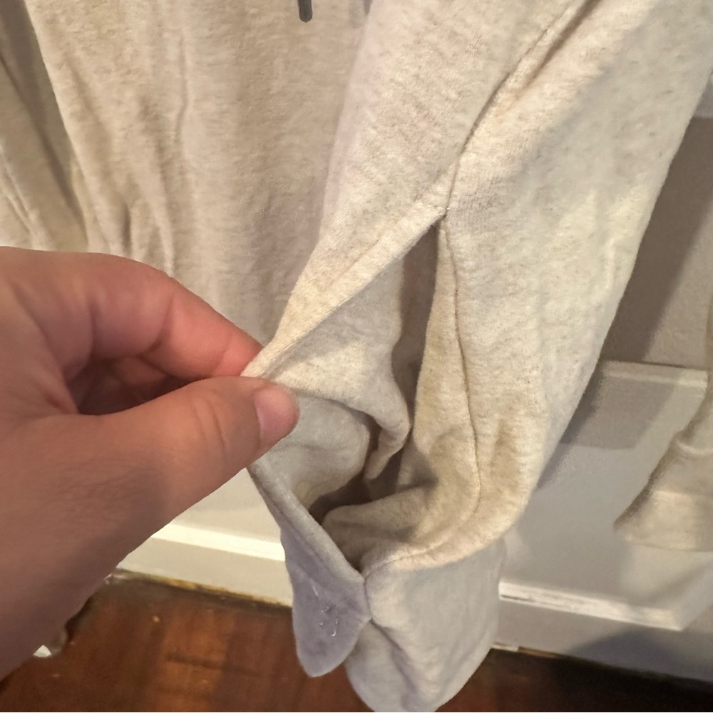 Sweaty Betty Pullover‎ Hoodie SZ XXS Small Oatmeal BEIGE TAN GYM SWEATSHIRT YOGA - Picture 5 of 11